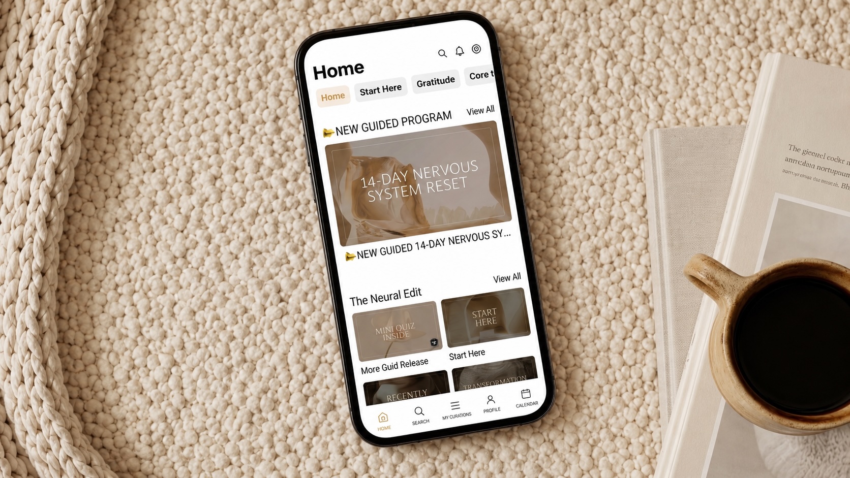 The Neural Edit app open on a phone